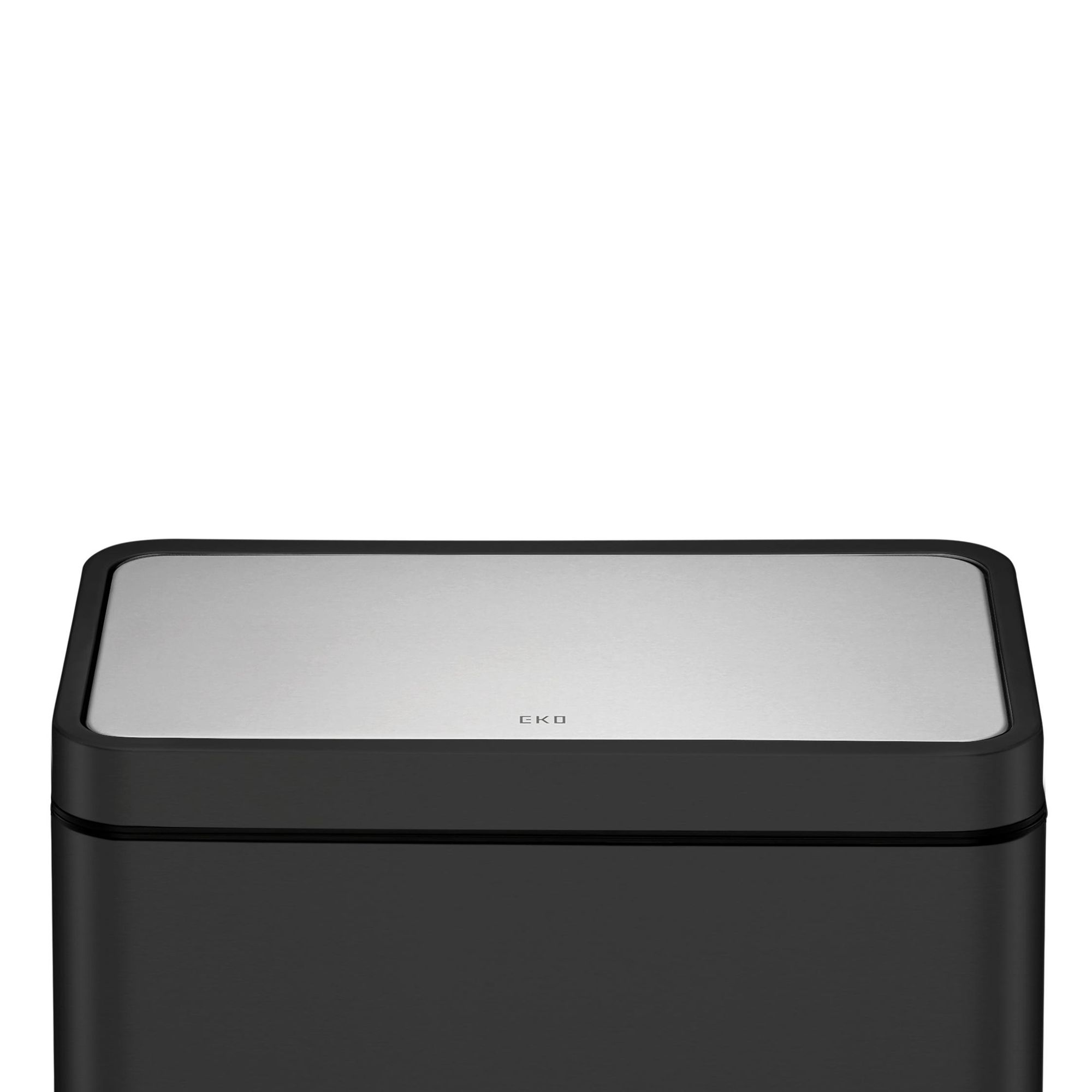 EKO - X-Cube Poubelle à pédale 45 litres - Steel Stainless steel Polypropylene - noir, inox mat