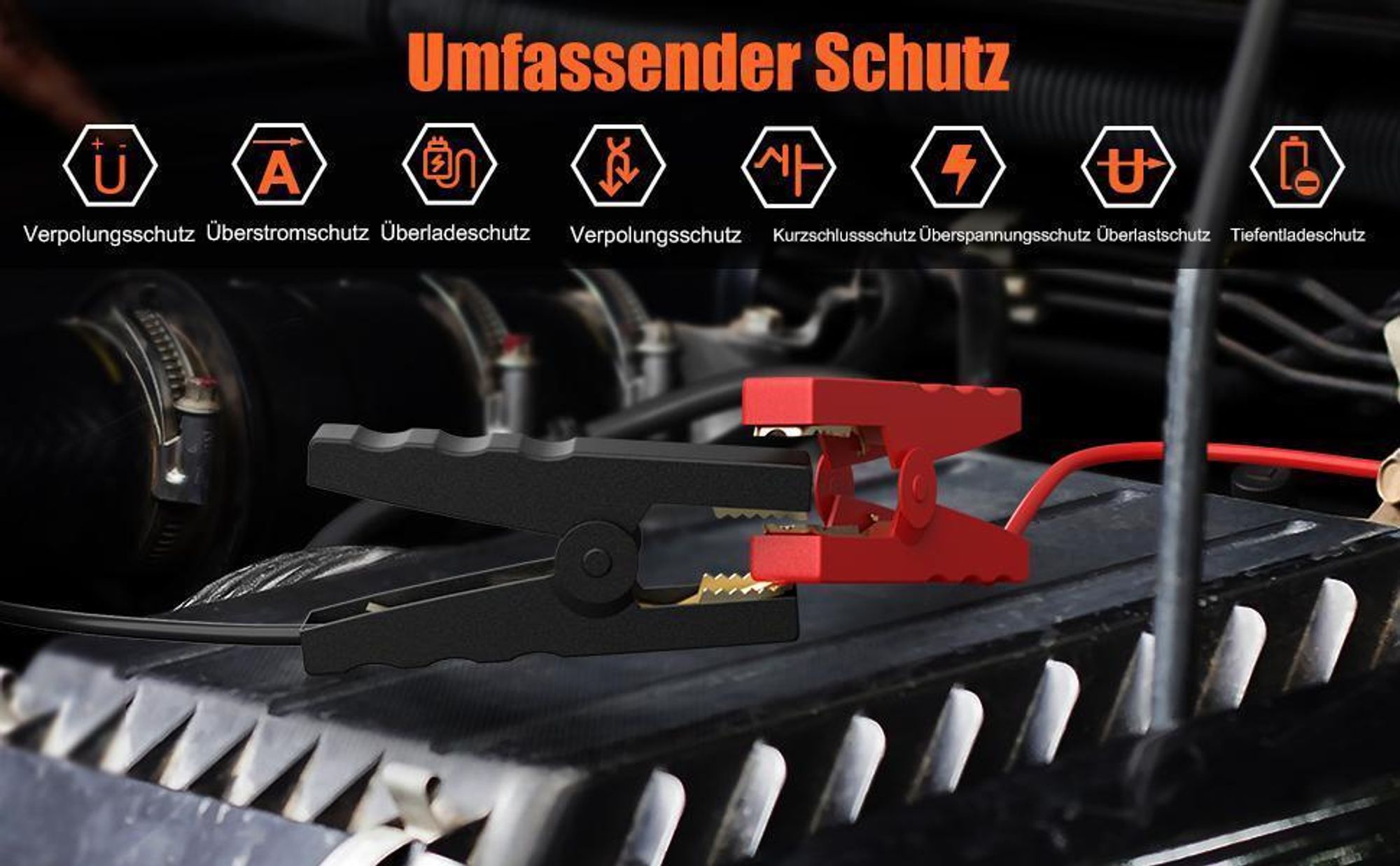 Starthilfe,Auto Starthilfe, Jump Starter, Ladegerät, Starthilfe Booster, Powerbank