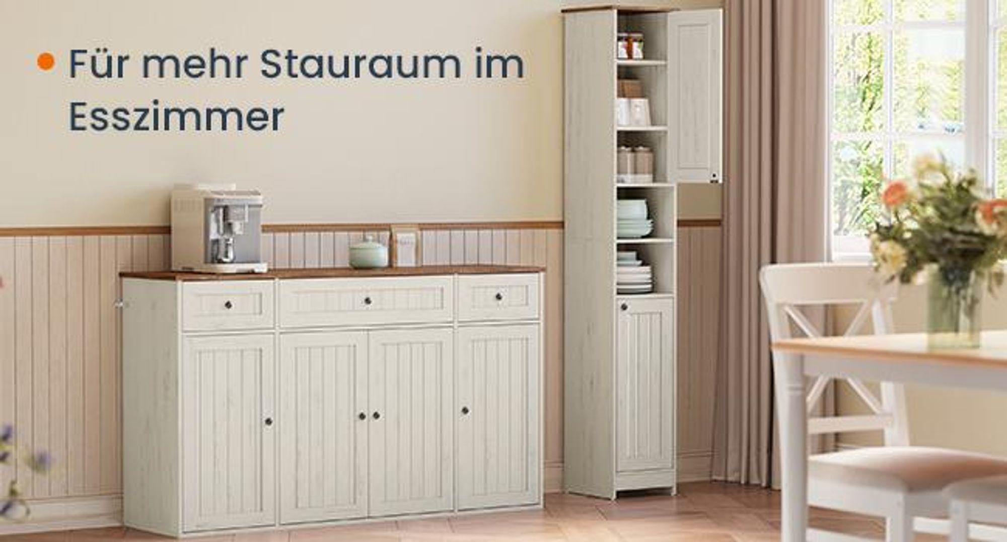 SONGMICS HOME Badezimmerschrank, Toolless-Technologie, superschnelle werkzeuglose Montage, Badschrank schmal, verstellbare Ablagen, Wohnzimmer