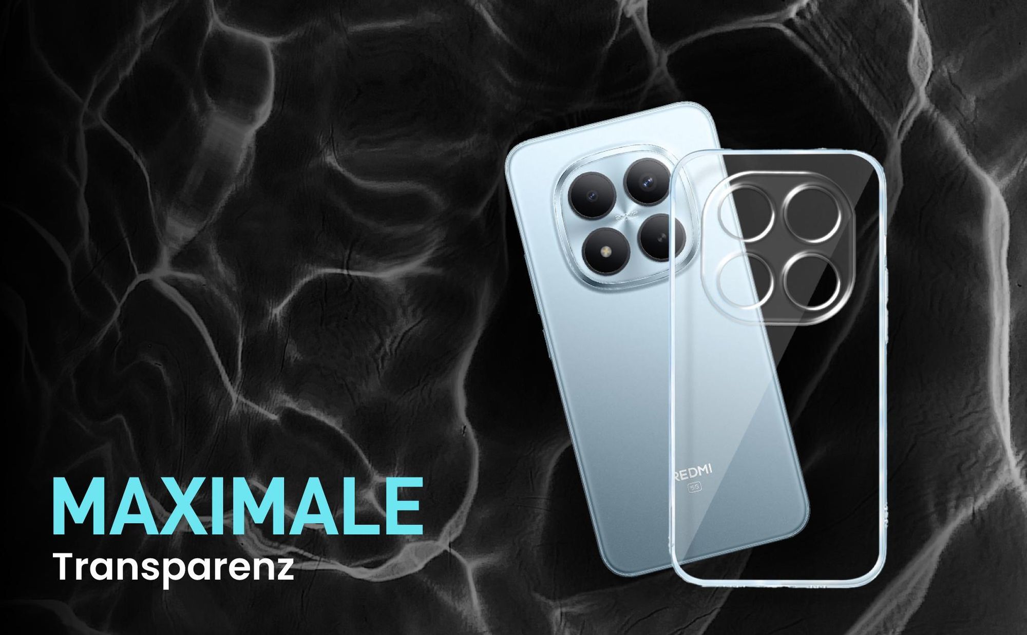 Flexible, exakt passgenaue Smartphonehülle für Xiaomi Redmi Note 15 Pro 5G