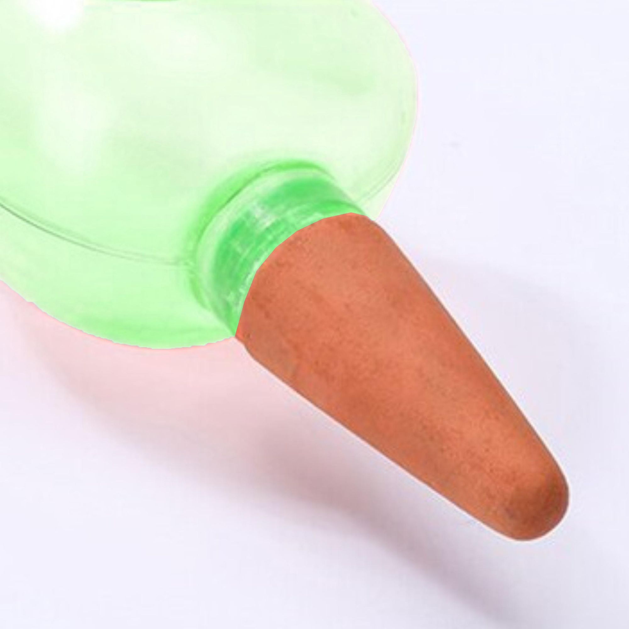 Automatischer Pflanzenbewässerer in Vogel-Form, Wasserspender für Topfpflanzen, Bewässerungskugel 80 ml, EVI HOME Green Bird, Grün