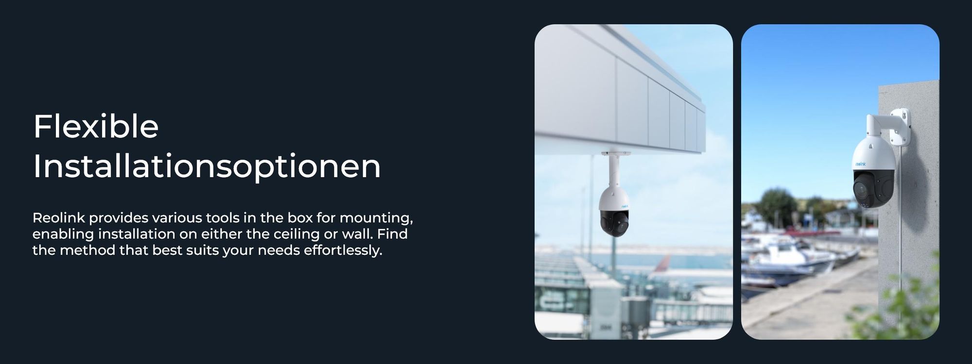 Reolink RLC-823S2, 4K 8MP PTZ PoE Überwachungskamera, 16X Optischer Zoom, 360° Abdeckung, Auto-Tracking, Farbnachtsicht, Smarte Erkennung, IP66