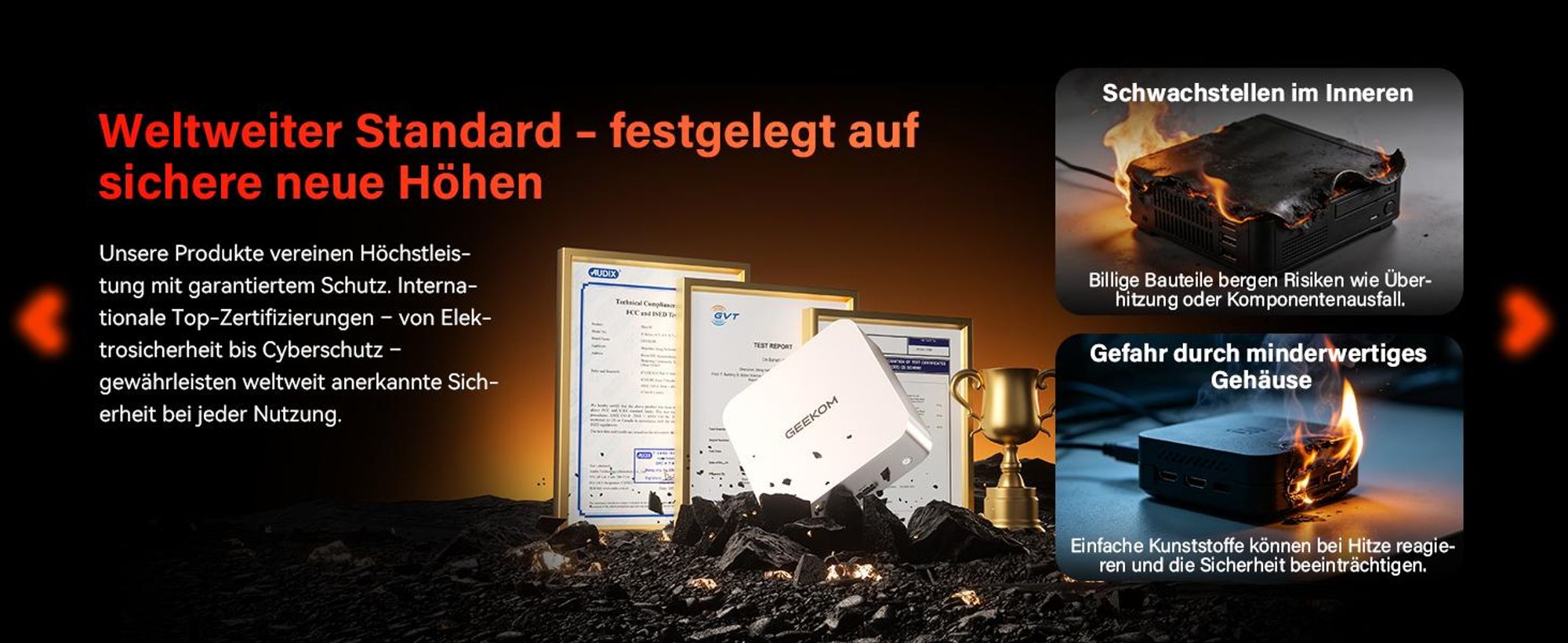 GEEKOM A7 Mini PC, AMD Ryzen 7 7730U, 32GB RAM, 500GB SSD, bis 64GB+4TB, vorinstalliertes System, Dual 2,5G LAN, Wi-Fi 6E, BT 5.4, 4 Modi, SD-Slot, 8K