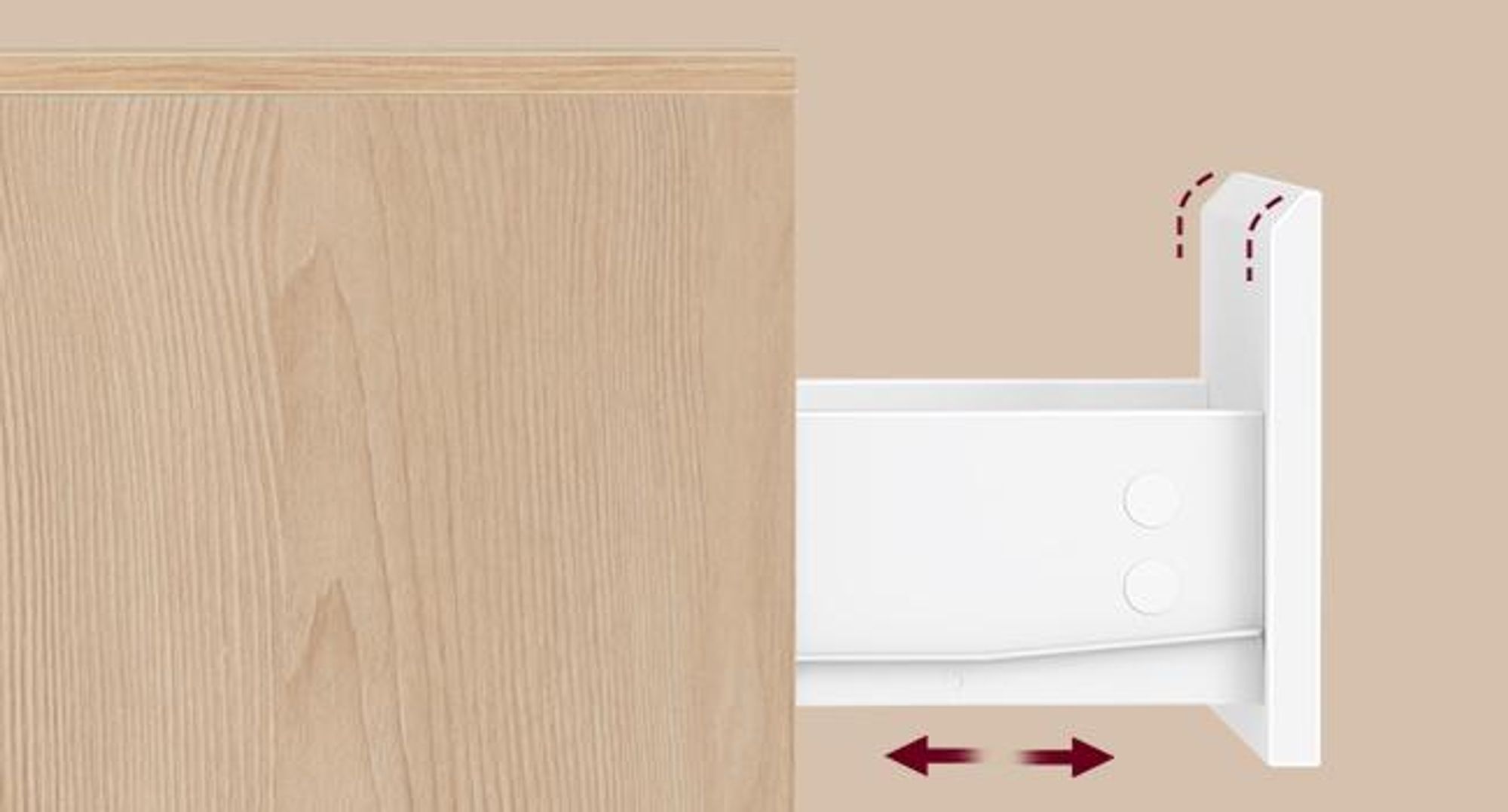 VASAGLE, Schmaler Nachttisch, Beistelltisch mit LED-Beleuchtung, Touch-Steuerung, 1/2 Set