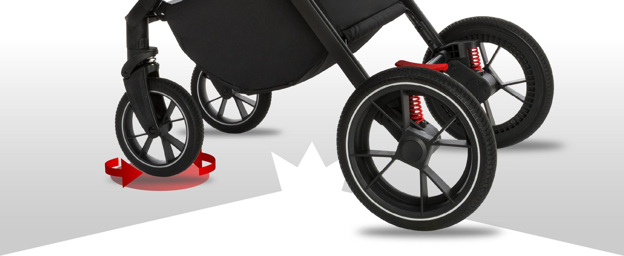 BabyLux® Kočík 3v1 Set GAVIA, Skladací, Sada Lahkých Kombinovaných Kočíkov Vrátane Vaničky na Kúpanie, športovej Sedačky, Autosedačky I-Size a ďalšieho Príslušenstva, 4 Polohy Sklonu, 0–22 kg