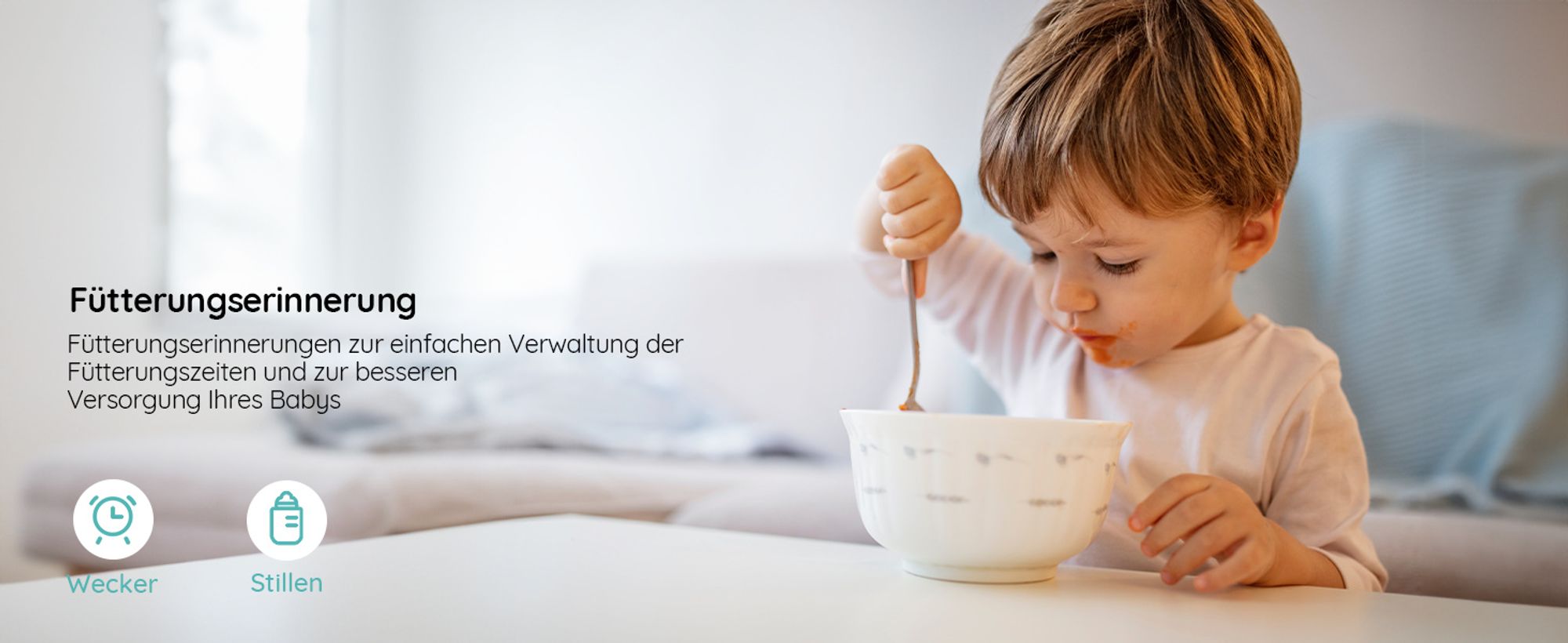 BOIFUN Babyphone mit Kamera ohne WLAN,Automatische Nachtsicht Babyfon , 5 Zoll 720P IPS Bildschirm VOX