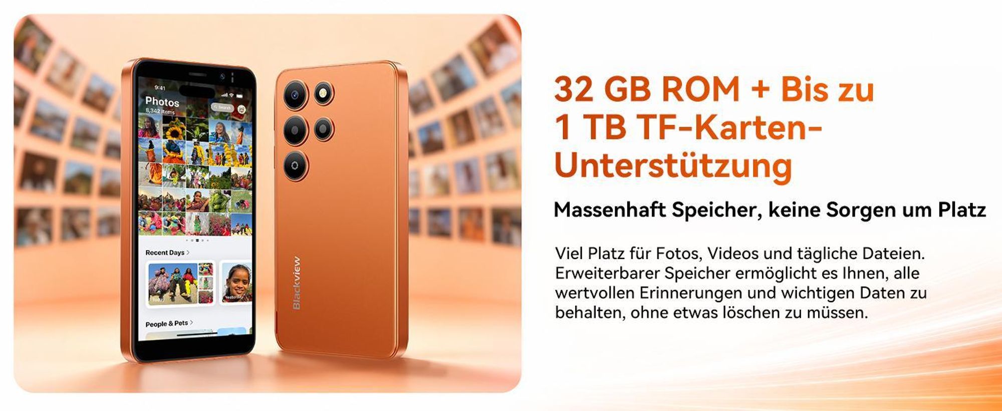 2026 Oscal Wave 2C 5" ultraleicht Handy Ohne Vertrag incl 18W charge, Android 16, 12+32GB, Face ID, Dual SIM, 1080P, Free TPU Protective Case