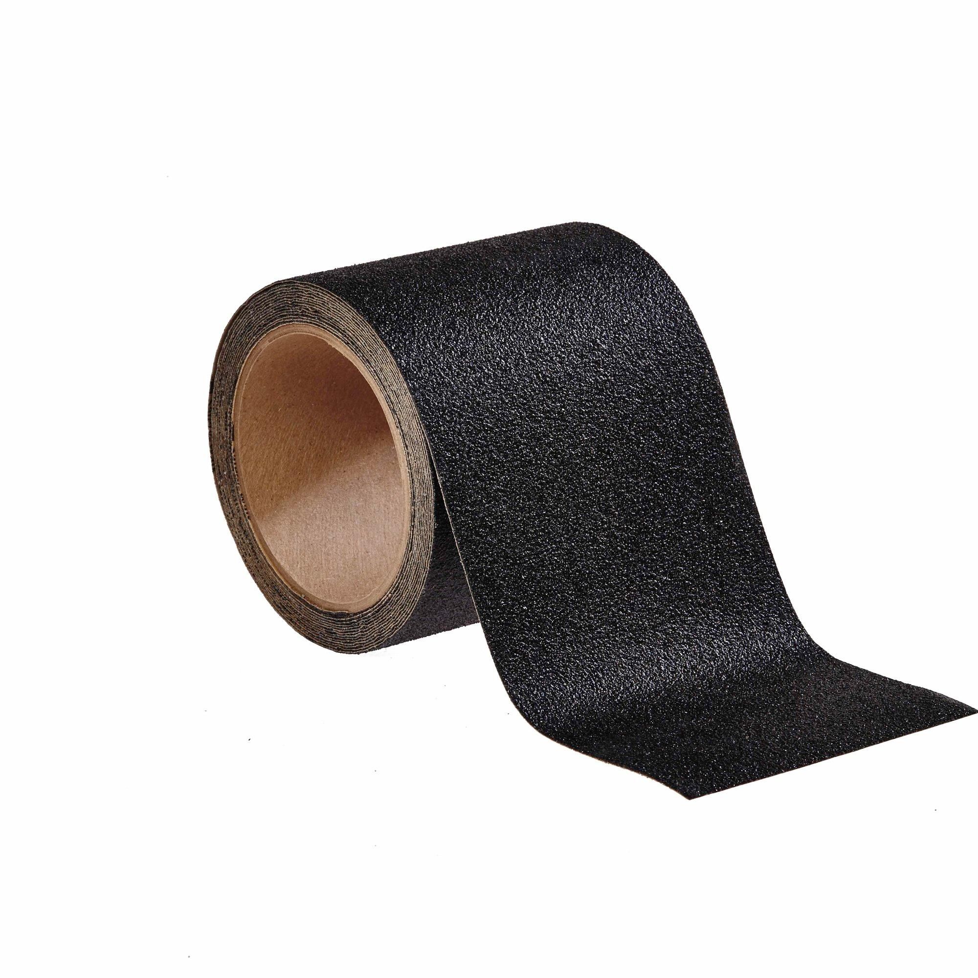 3M Safety-Walk Antirutschbelag 610B, Schwarz, 101 mm x 4,57 m, Innen/Außen, für Treppen und Rampen, Hochleistung