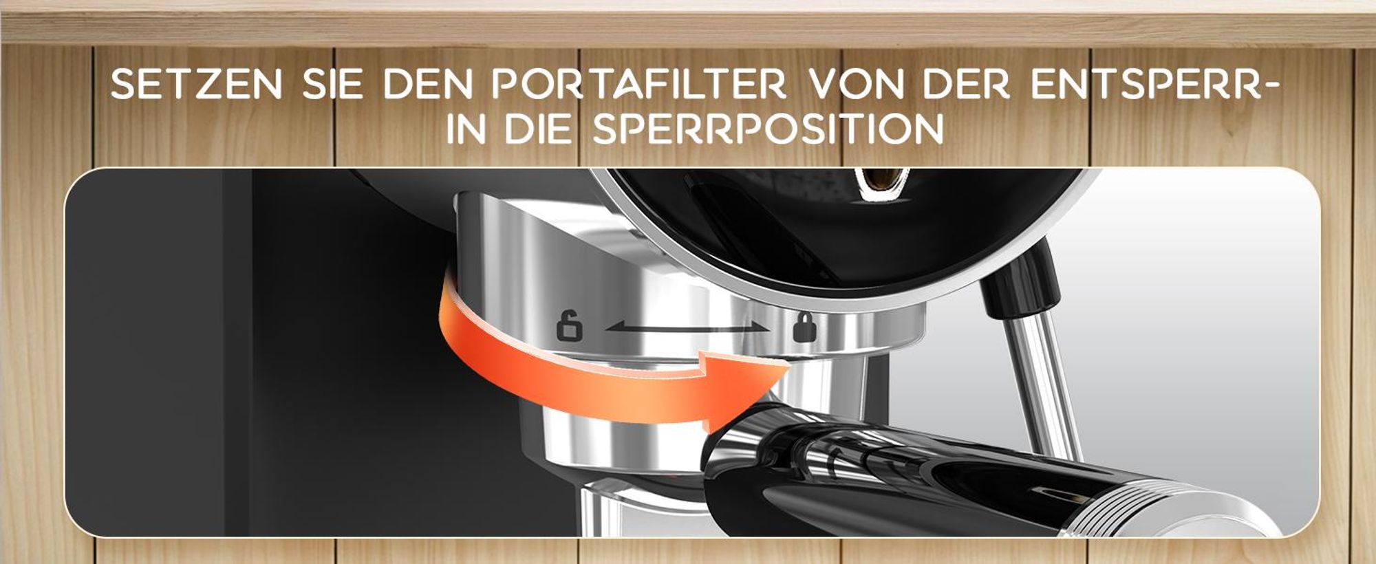 CHEFFANO Espresso Siebträgermaschine 20 Bar, Espressomaschine mit Milchsystem & Touchscreen, Edelstahl Kaffeemaschine für Cappuccino & Latte
