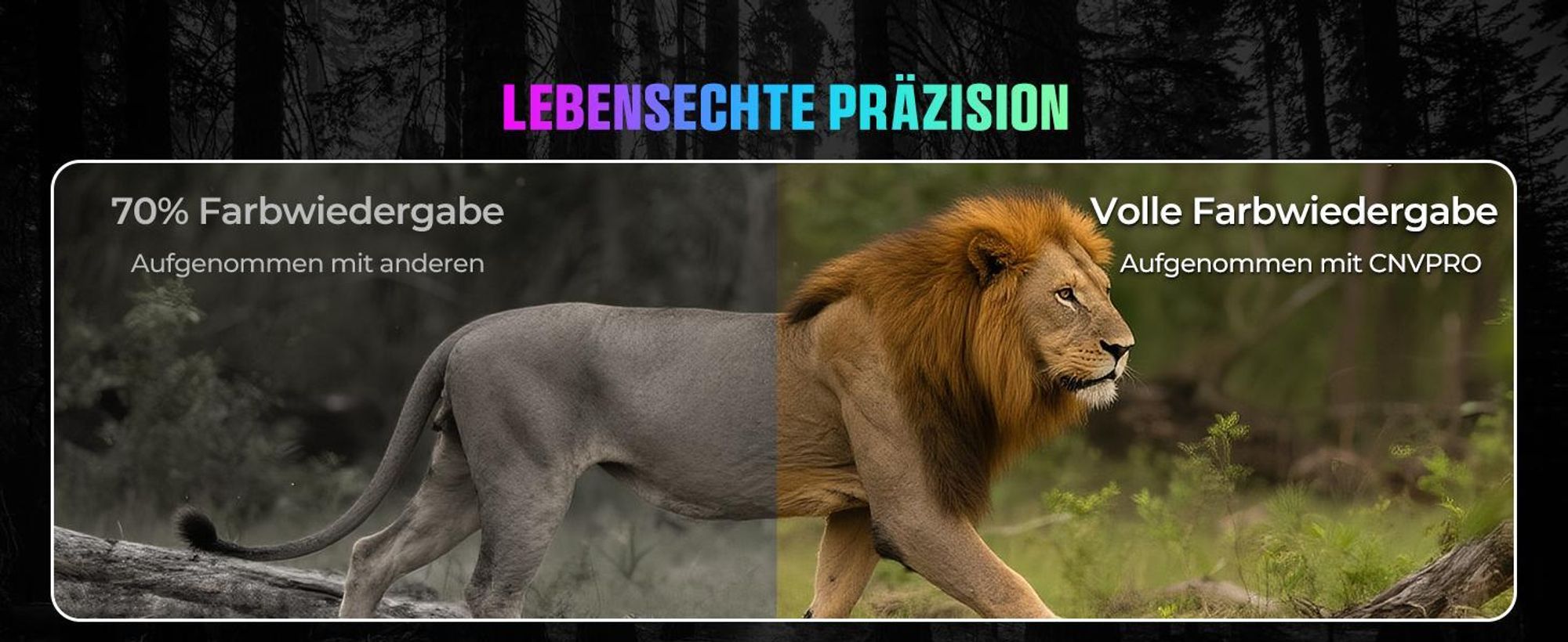 Urządzenie noktowizyjne CIGMAN CNVPRO True 4K, 52 MP, zasięg 1200 m