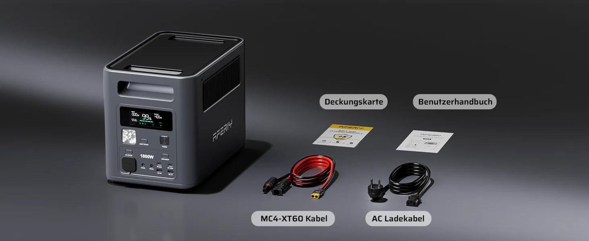 AFERIY P180 Tragbare Powerstation Nomad1800 | 1800W 1024Wh