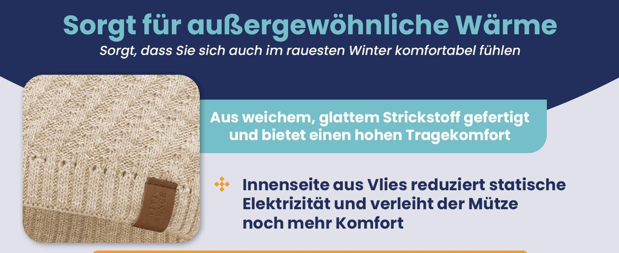 Vivisence damen beanie wintermütze und loop schal set warm kopfbedeckung und halsbedeckung an winter und herbst warm dick, winterset für frauen, hergestellt in der eu, dunkelgrau, einheitsgröße