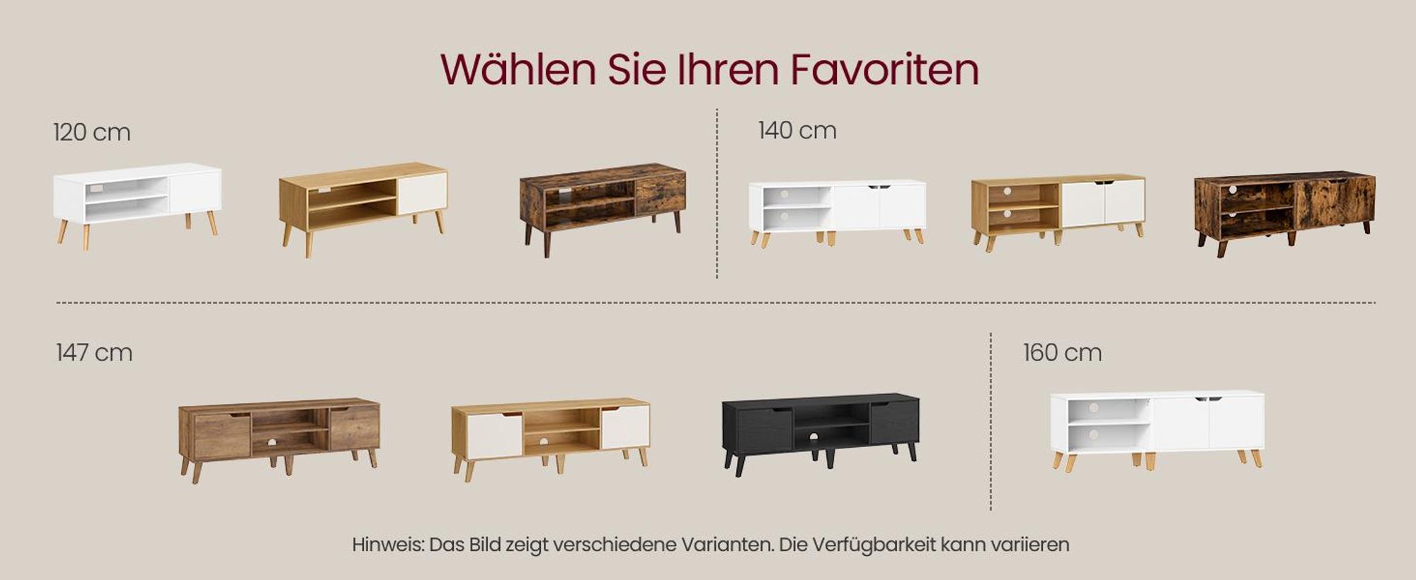 Wählen Sie Ihren Favoriten