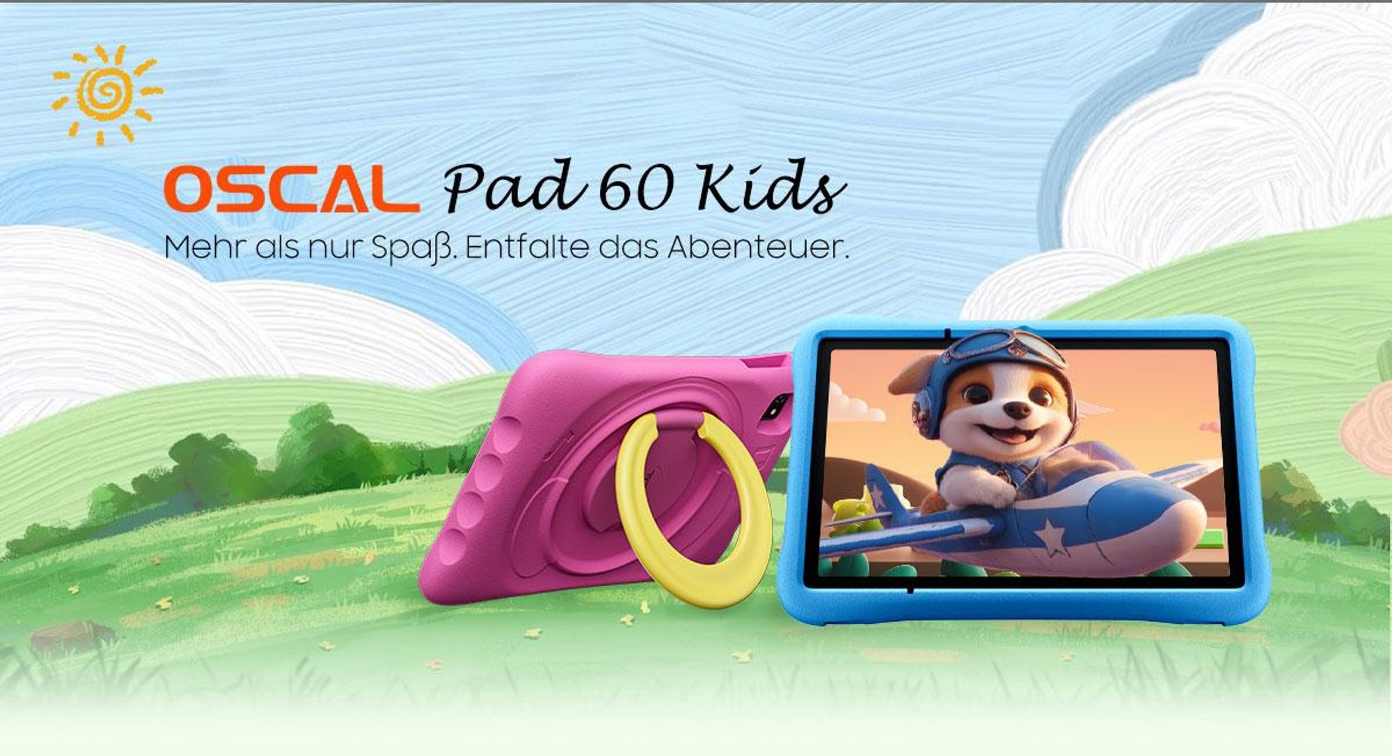 Blackview Pad 60 Kids, Kinder Tablet, 10,1", 12GB+128GB, Android 15, Elternkontrolle, Kinder-Modus, HD-Streaming, WiFi 6, mit stoßfester Schutzhülle