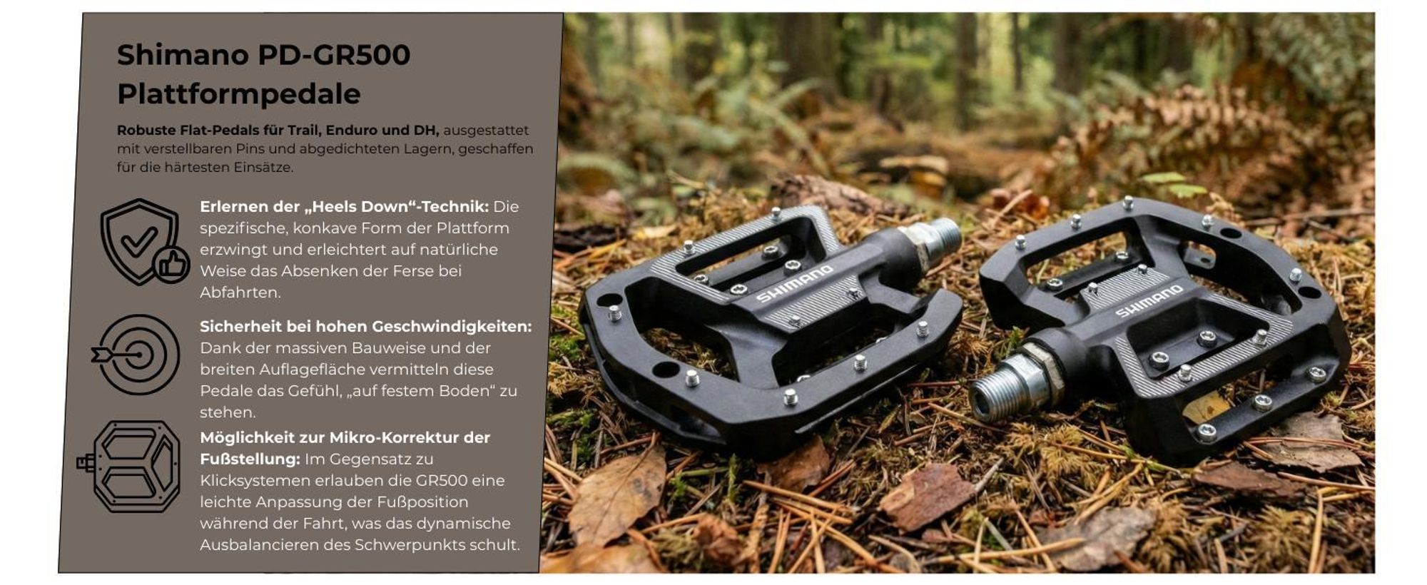 Shimano PD-GR500 Fahrradersatzteil/-zubehör