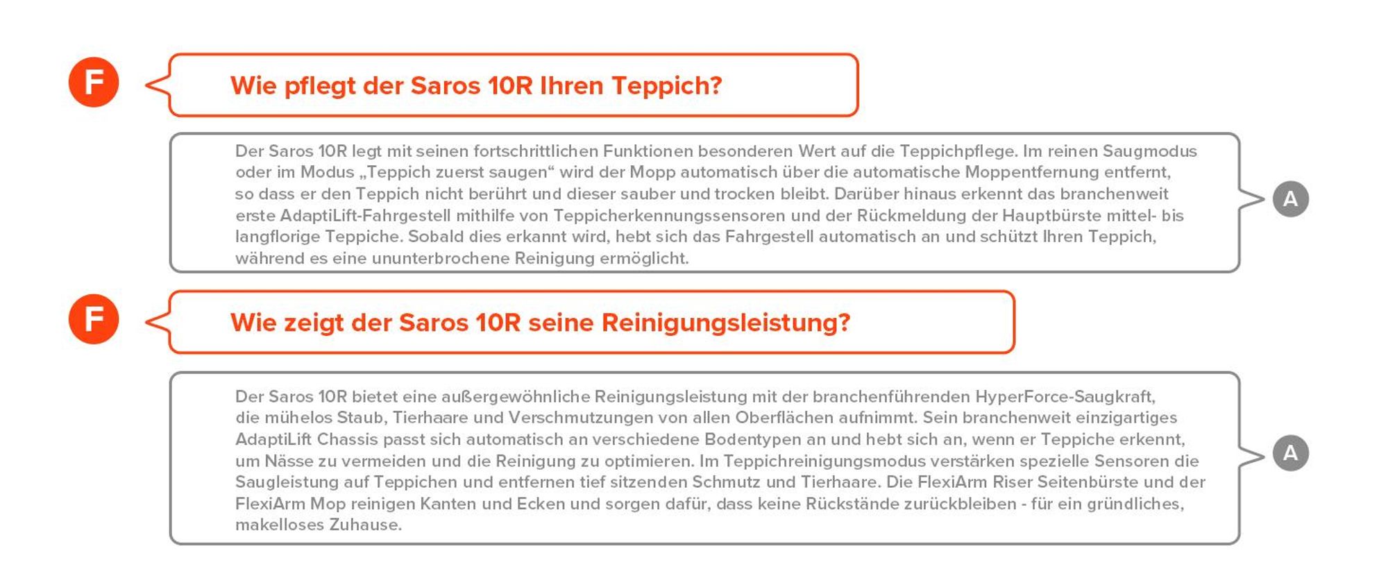 Roborock Saros 10R Set Staubsauger Roboter mit Wischfunktion, 22,000 Pa, Automatische Mop-Entfernung, 7,98cm Ultra-Slim Design, StarSight System 2.0