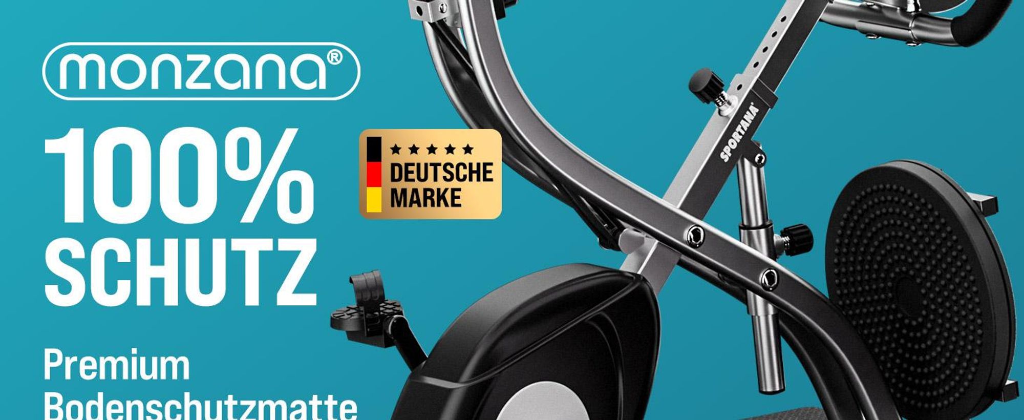 MONZANA® 36x Bodenschutzmatten Fitness & Pool mit Randstücken 30 x 30 cm 3 qm Rutschfest EVA-Schaumstoff Puzzlematte Trainingsmatten Fitnessgeräte