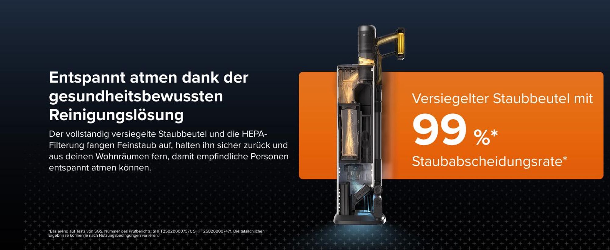 Roborock H60 Hub Ultra Akku Staubsauger mit Absaugstation, 210AW kraftvolle Saugleistung, 90 Min. maximale Laufzeit, Staubsauger kabellos