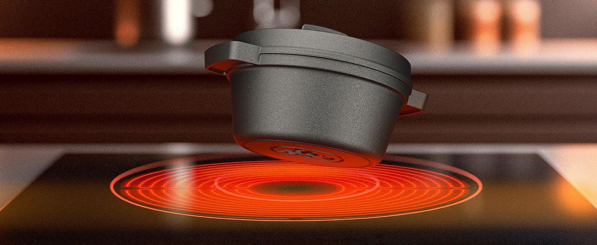 GUSSKÖNIG Dutch Oven Set Mini mit Holz-Untersetzer - 4x 300ml Gusseisen Mini Topf mit Deckel
