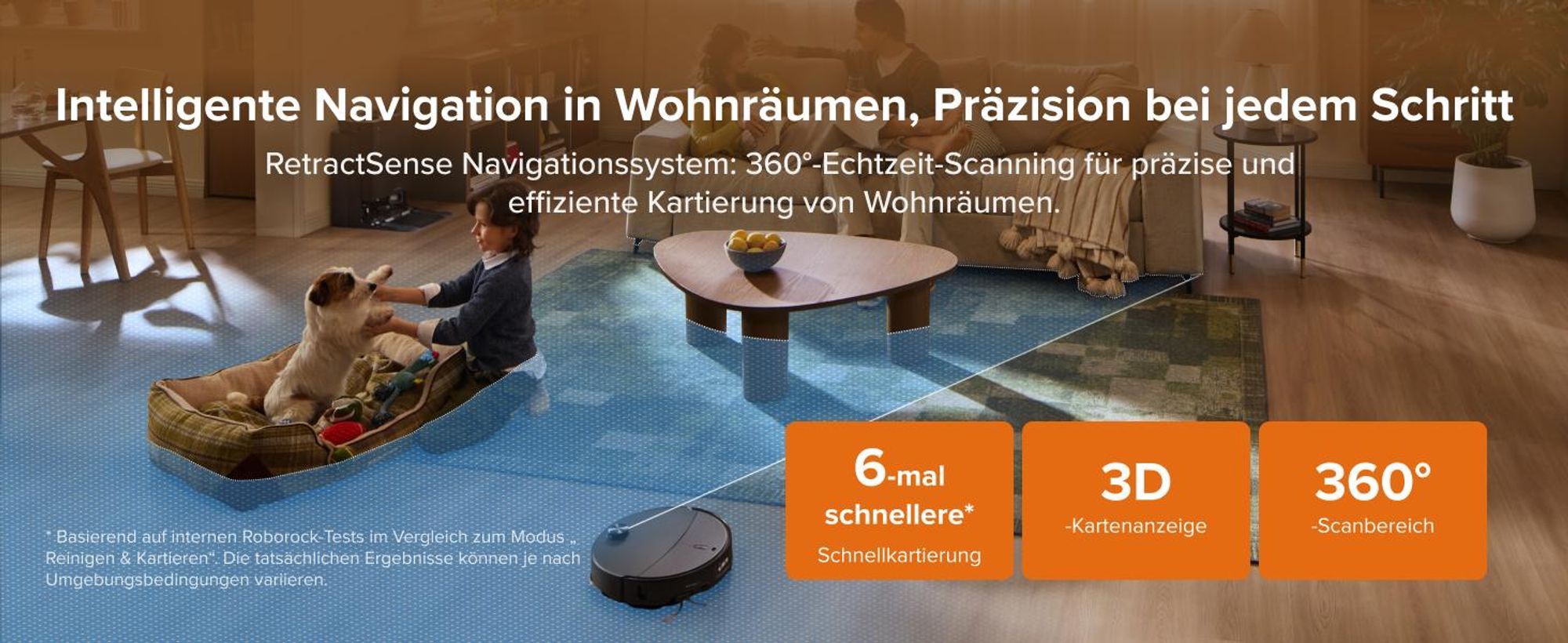 Roborock Qrevo Edge 2 Staubsauger Roboter, 25.000 Pa Saugroboter mit Wischfunktion Wischmopp-Hebefunktion, 80 °C Moppwäsche mit heißem Wasser, Schwarz