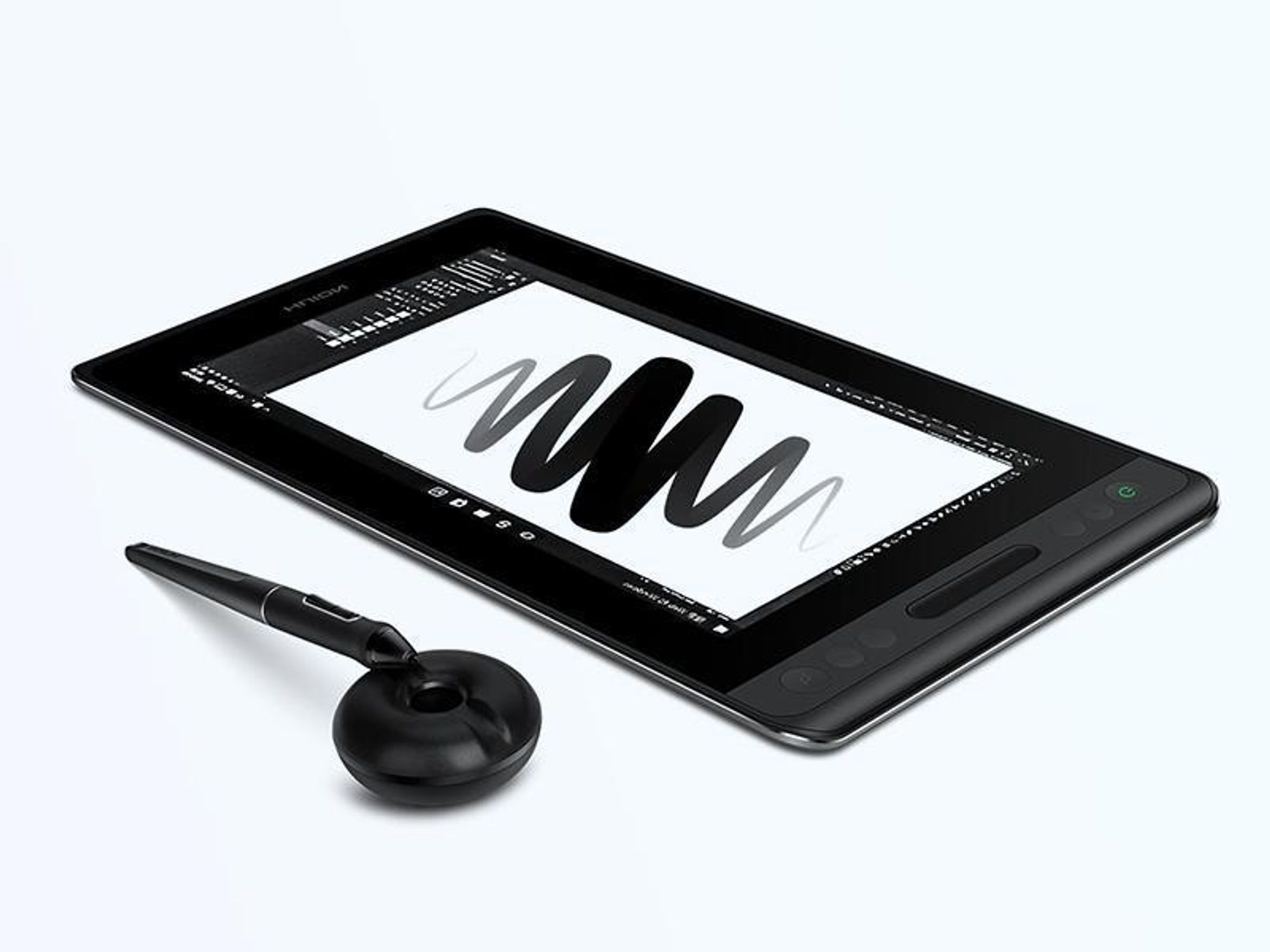 HUION Kamvas Pro 13 Grafiktablett mit HD-Display 33,8 cm (13,3 Zoll), Zeichenmonitor, ideal für Malerei, Fotobearbeitung und Heimarbeit, kompatibel mi