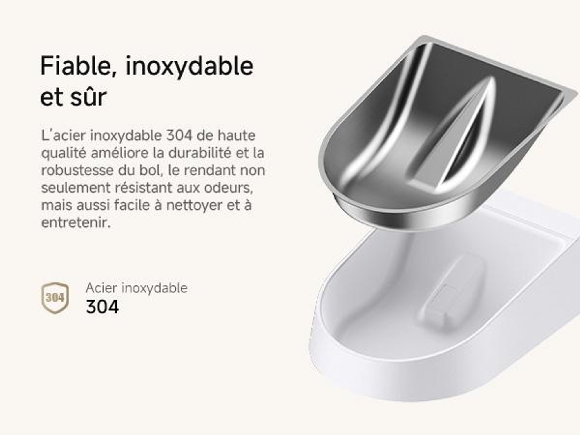 MOVA LR10 Prime Bac à litière automatique blanc, 110 L d’espace intérieur, jusqu’à 15 jours de nettoyage autonome, double système anti-odeurs, 12 disp
