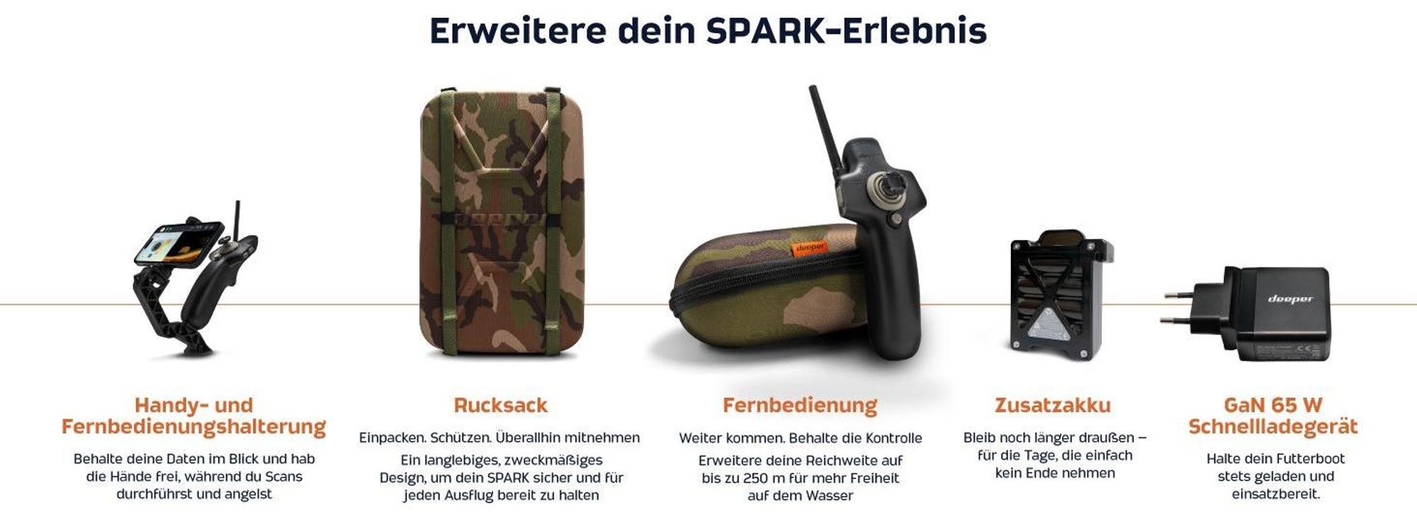 Deeper SPARK Futterboot mit CHIRP Sonar & GPS-Autopilot – smartes Angelboot für Karpfenangler