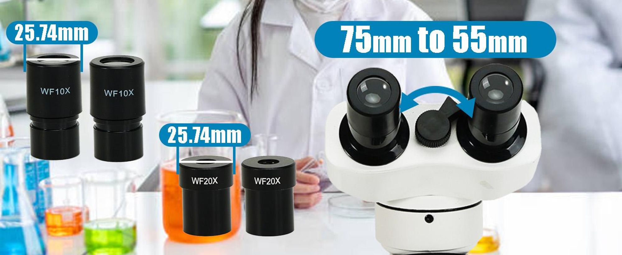 Binokulárne mikroskopy Svbony, 80X-1600X pre deti študentov dospelých, s okulármi WF10x WF20x, profesionálny mikroskop pre školské laboratórium, domáce biologické vzdelávanie