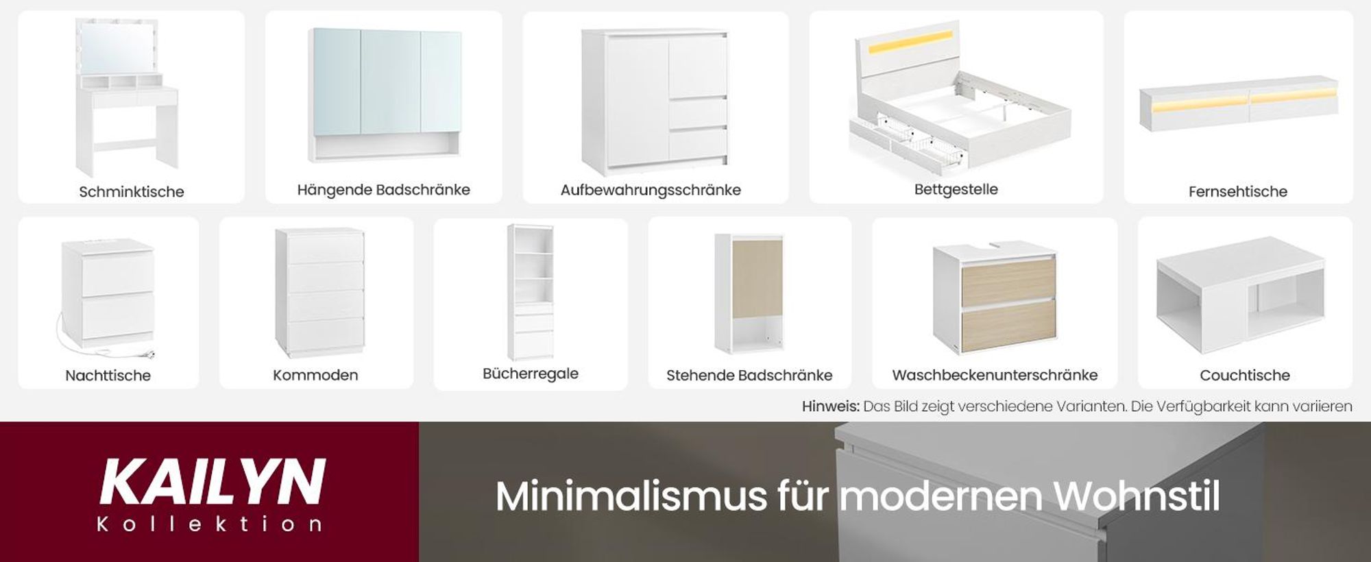 VASAGLE Badezimmerschrank mit 3 Türen, Spiegelschrank, Badschrank, offenes Fach, verstellbare Ablagen
