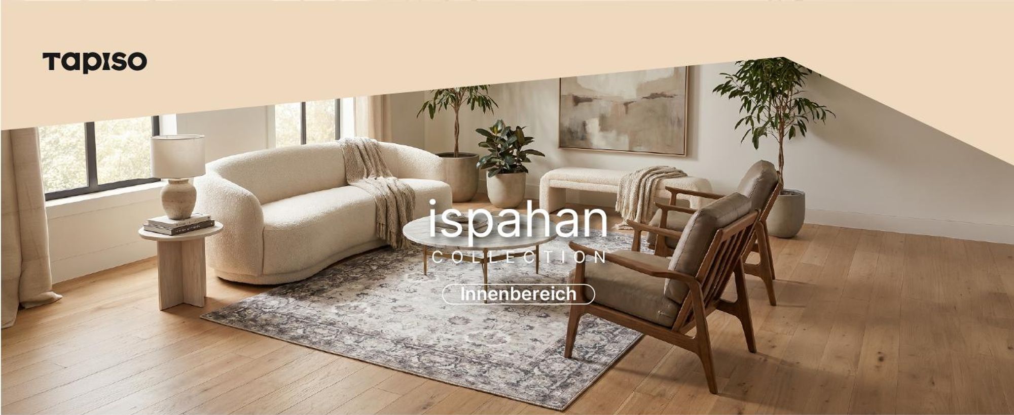 TAPISO ISPAHAN Orientteppich Kurzflor 140 x 200 cm