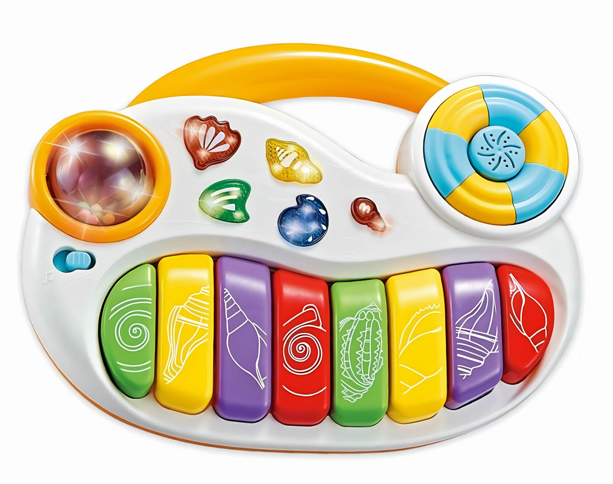 Interaktives Baby Klavier Musikspielzeug mit Licht & Sound Lernspielzeug ab 18M+