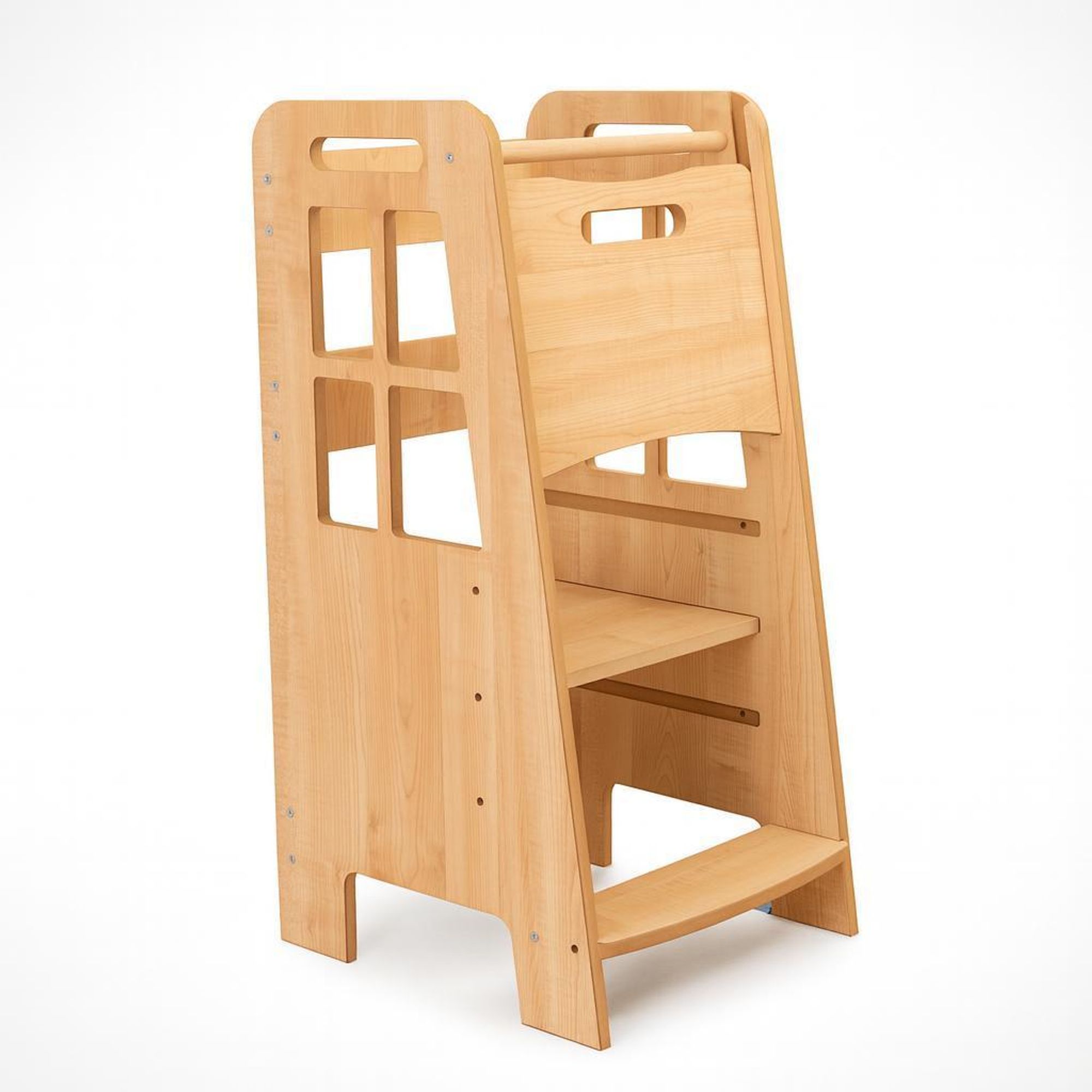 Babylike Montessori Lernturm für Kinder | Learning Tower ab 1 Jahr | Lernstuhl | Tritthocker