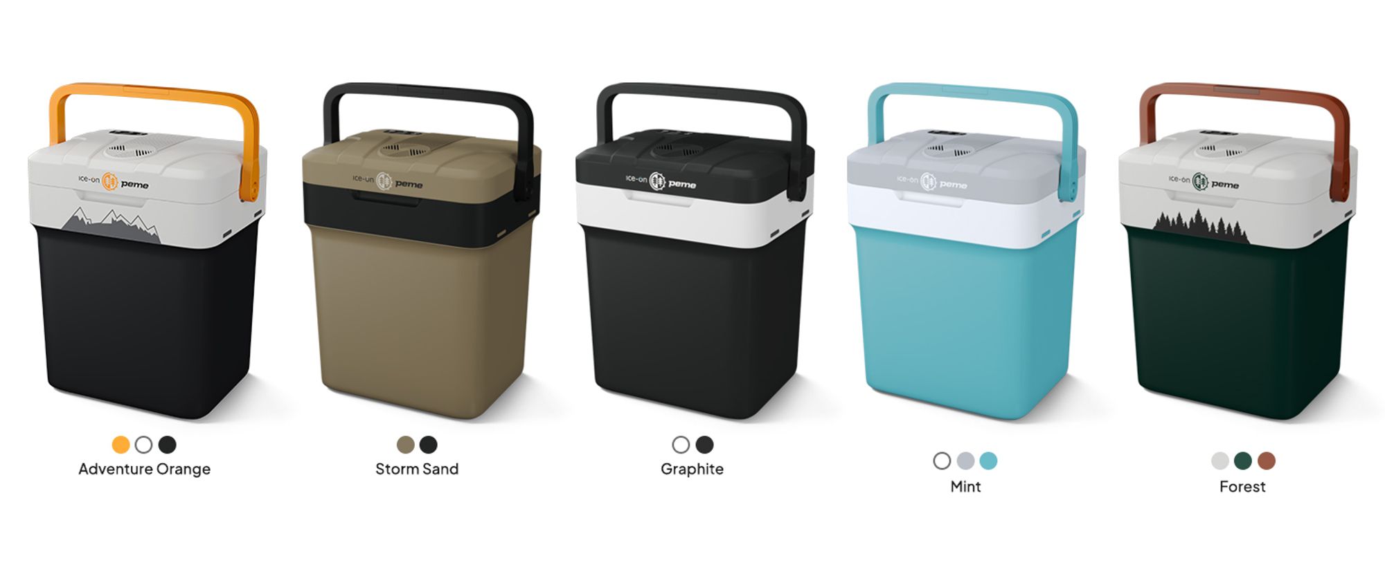 PEME Essential 26 l elektrická chladiaca taška 12 V 230 V – termoelektrická chladiaca taška do auta, na kempovanie, mini chladnička, taška na udržiavanie teploty, USB, ECO, tichá, čierna