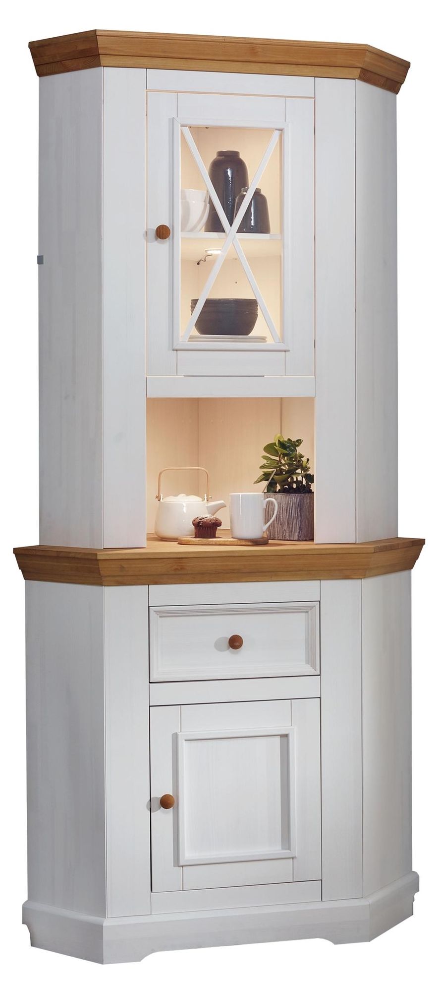 Buffetschrank WZ-0133 von Lebenswert – Buffet mit Landhausflair und massiver Kiefer