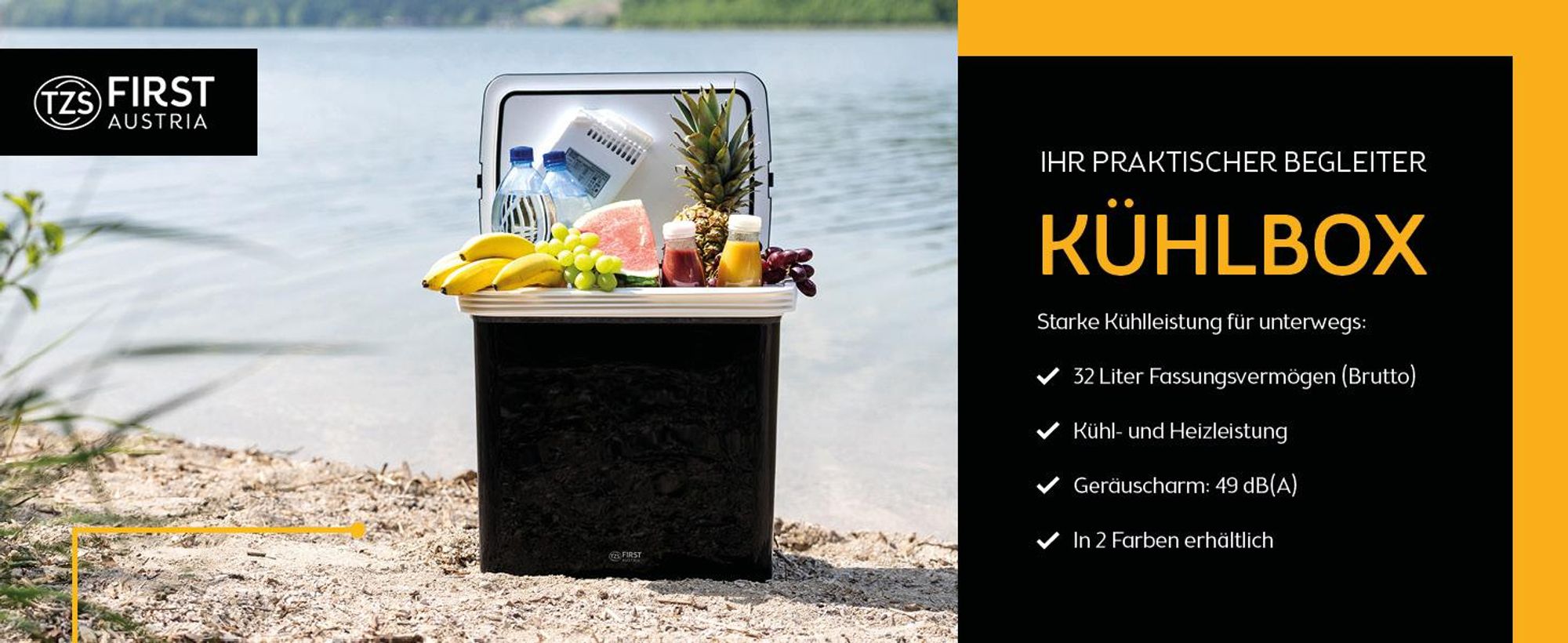 TZS First Austria elektrische Kühlbox 45 Liter, kühlschrank fürs auto TZS First Austria elektrische Kühlbox 45 Liter, kühlschrank fürs auto