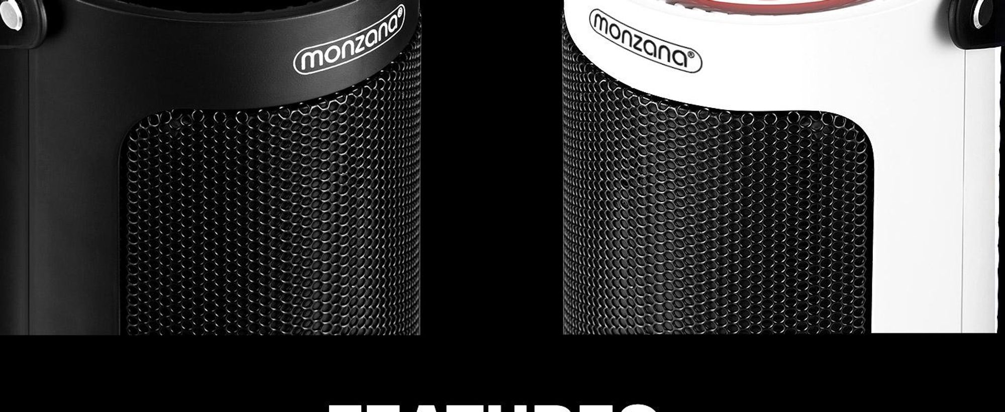 MONZANA® Keramik Heizlüfter 2000W 4 Betriebsmodi 15-35°C Energiesparend 70° Oszillation Timer Leise Fernbedienung Elektroheizung Heizstrahler weiss