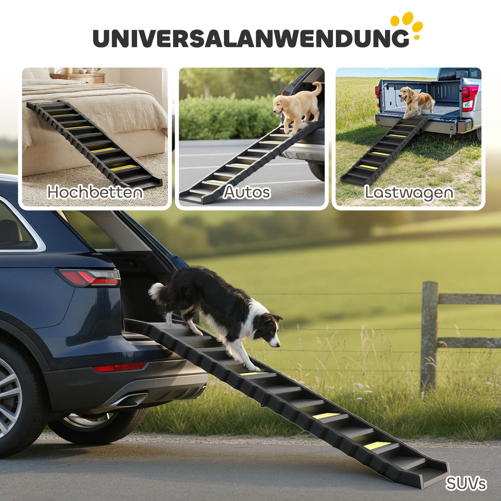 Einstiegshilfe Hunde klappbar