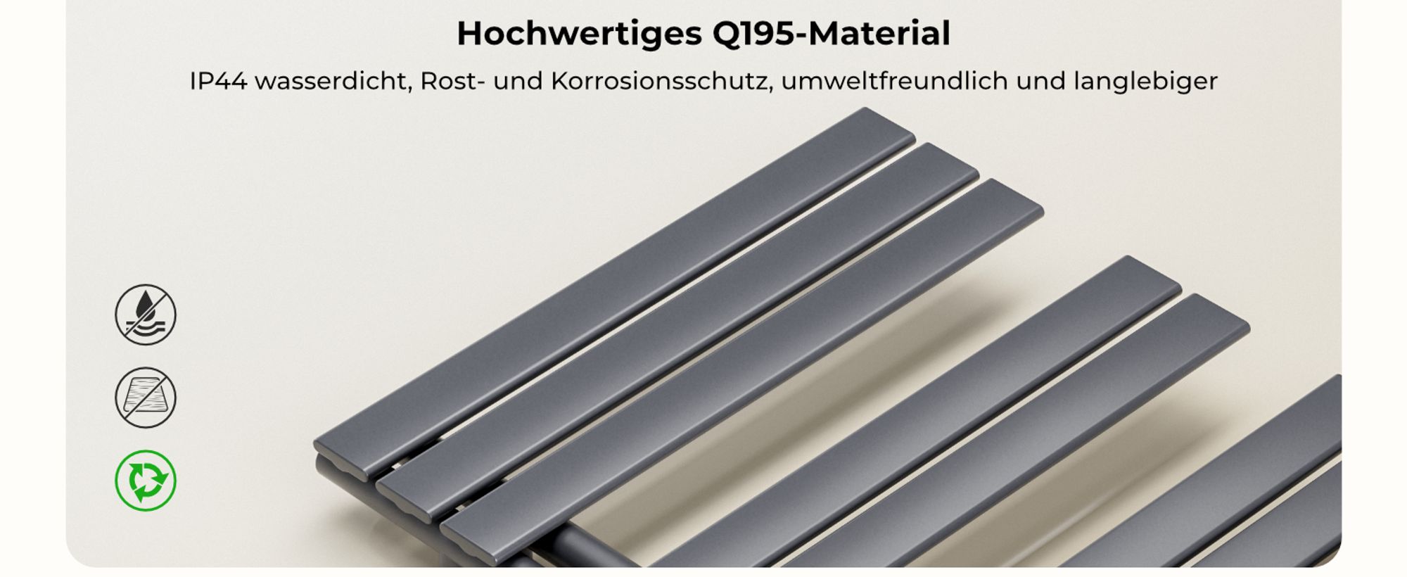Heilmetz Badheizkörper Elektrisch Heizkörper , 90x40cm Anthrazit Handtuchtrockner  für 4㎡ Badezimmer