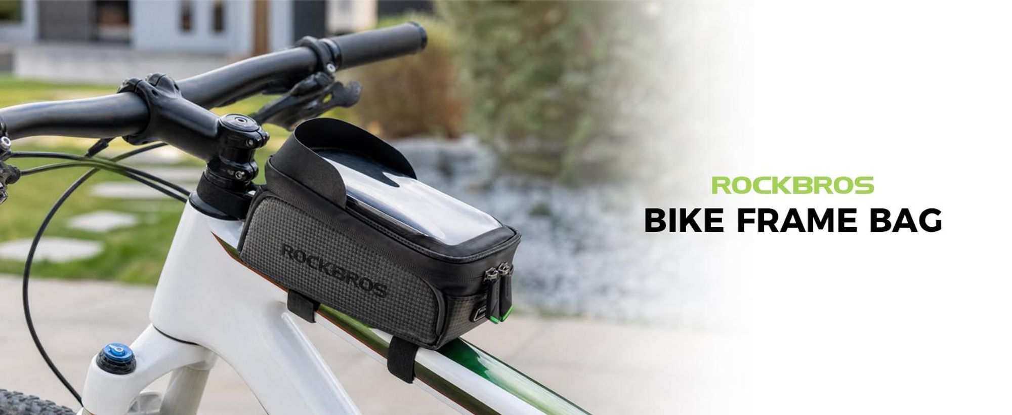 ROCKBROS Fahrrad Rahmentasche Wasserdicht Fahrradtasche Für 6,0' Bike Bag Handytasche