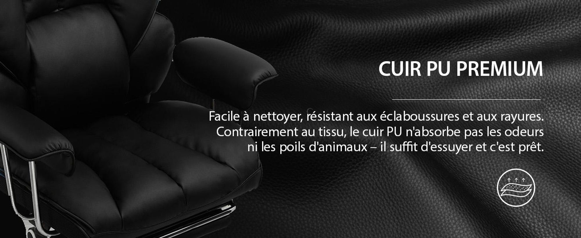 Chaise gamer GTPLAYER, Chaise gamer, Chaise de bureau ergonomique avec repose-pieds lombaires réglables et oreiller, Gaming Chair rembourrée, Fauteuil gamer