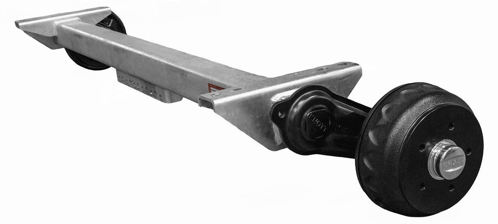 KNOTT brzděná náprava VGB13-M 1350 kg 1300 mm pro těžké přívěsy