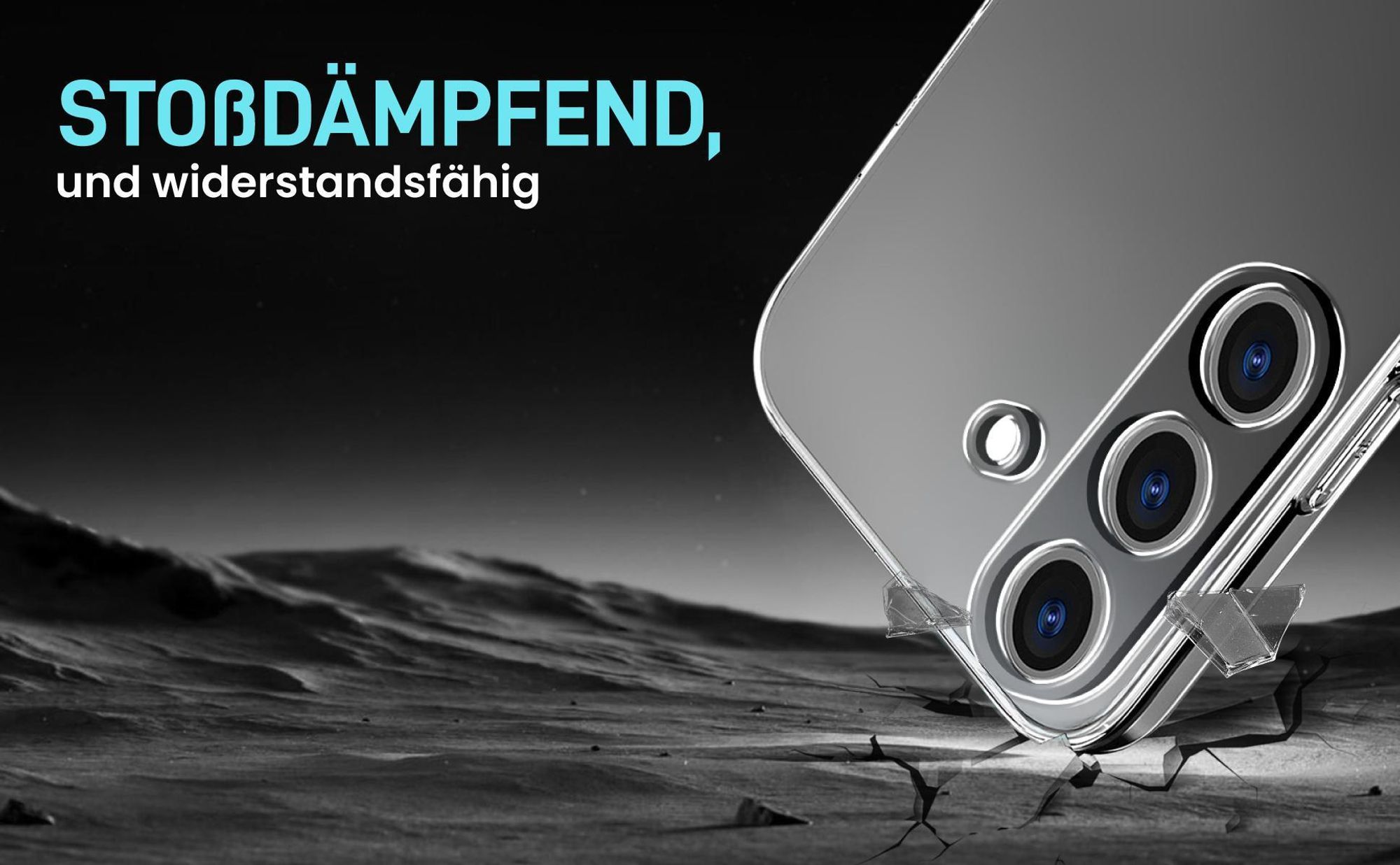 Backcover für Samsung Galaxy S25 FE - unterstützt kabelloses Laden auch mit Hülle