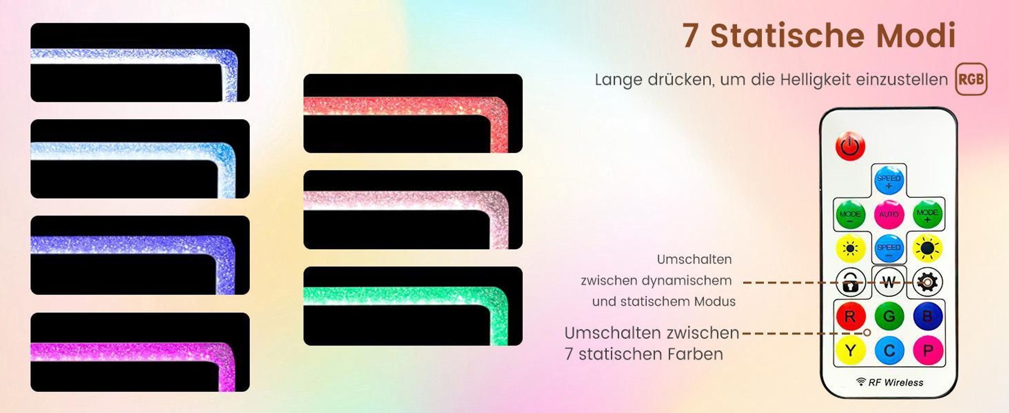 COSTWAY Schminktisch mit LED-Beleuchtung, kabelloser Ladestation, USB-Anschluss & 4 Schubladen, Kosmetiktisch mit Hocker, Weiß