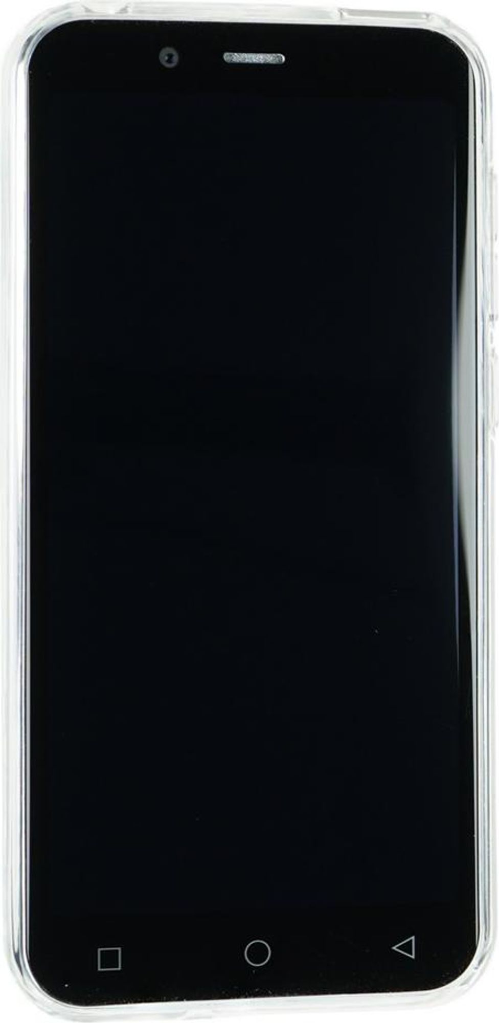 caseroxx Schutz-Hülle TPU-Hülle kompatibel mit Emporia Smart 5 Mini, Gummi Handy Tasche weiß-transparent  Bild 5