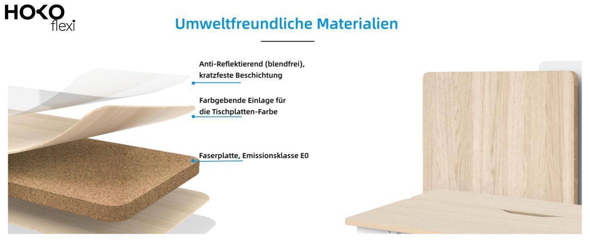 HOKO Kinderschreibtisch-Set mit Kinderstuhl, höhenverstellbarer Schreibtisch mit 120x60 cm Arbeitsfläche für Kinderzimmer, Weiß-Rosa, ELIN & ANKE