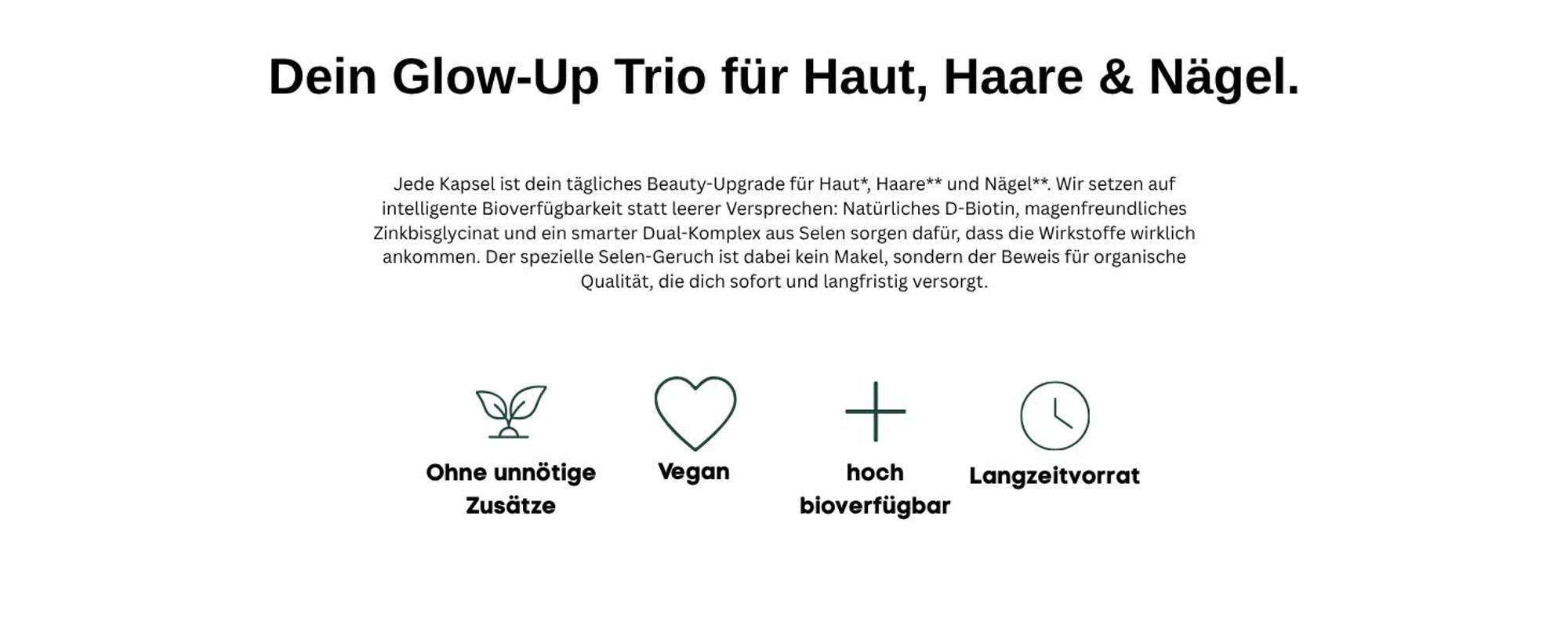 Biotin mit Selen und Zink: Vorteile im Ueberblick