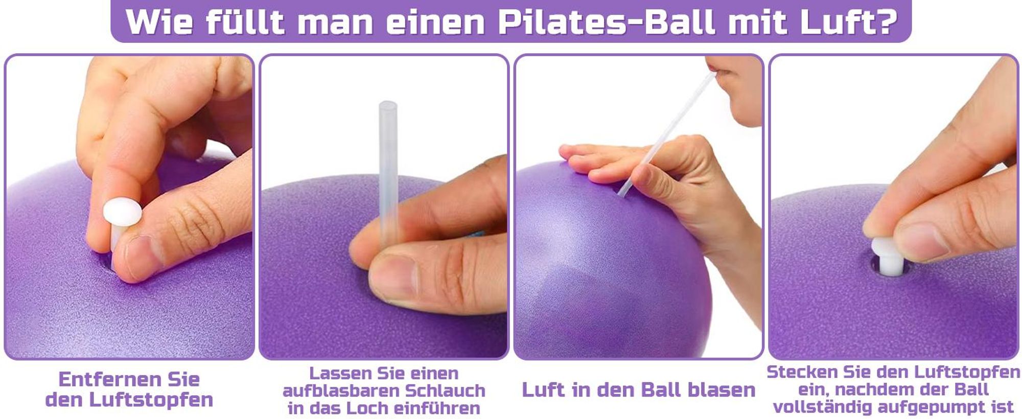 Pilates Ring, Fitnessring, Yoga Widerstandsring, Yoga Fitness Ring, Yoga Fitness Magic Circle, Bauch- & Beintrainer, mit Doppelgriff