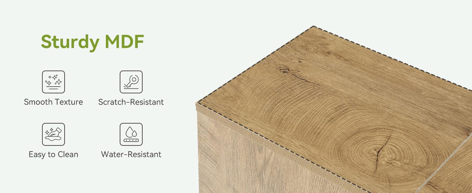 Tribesigns Konsolentisch, 200 cm, Landhausstil, ideal für Eingangsbereich, Flur, Diele oder Wohnzimmer, mit Ablagefach, rustikales Braun