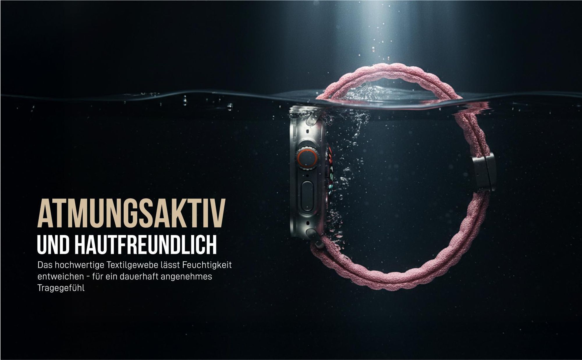 Atmungsaktives Smartwatch Band für Apple Watch Ultra 3 49mm