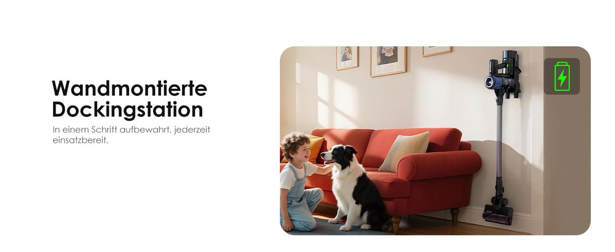 Tineco Pure ONE S30 Akku Staubsauger, 150AW Saugleistung, bis zu 65 Min. Laufzeit ZeroTangle-Bürste LED-Licht Kabelloser Handstaubsauger für Hartböden